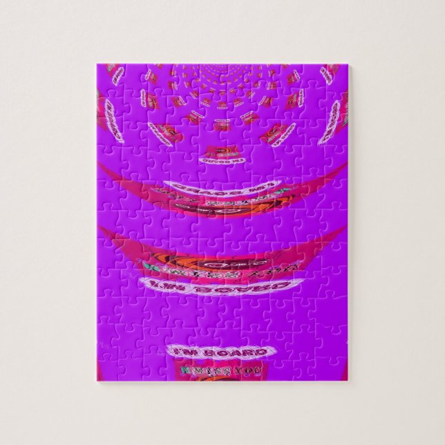 Puzzle To Funny I Miss You I am Bored (Vertical)