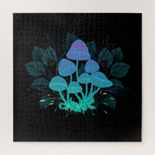 Puzzle Toadstools en Bushes