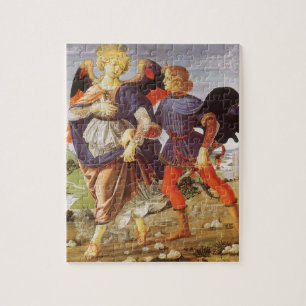 Puzzle Tobías y el ángel por Andrea del Verrocchio