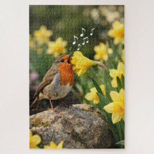 Puzzle Tobin Cantando a un Narciso de Primavera