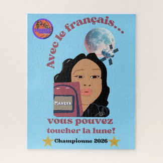 Puzzle Tocar la luna con el francés