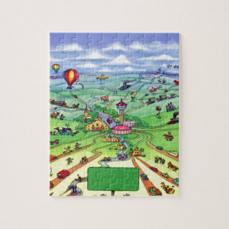 Puzzle Todas las carreteras conducen a San Antonio Texas