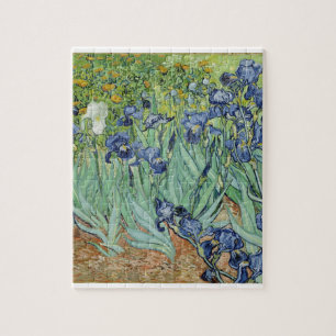 Puzzle Todavía de Van Gogh vida: Florero con los iris