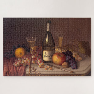 Puzzle Todavía del vino vida