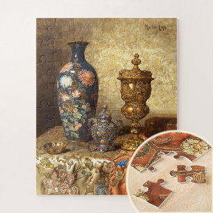 Puzzle Todavía la vida con Cloisonné Vase,