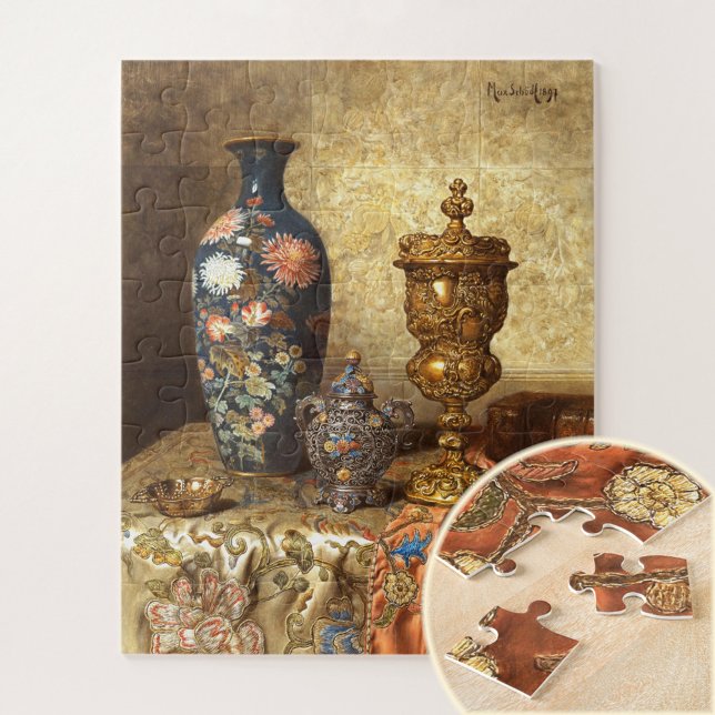 Puzzle Todavía la vida con Cloisonné Vase, (Subido por el creador)