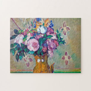 Puzzle Todavía la vida con flores, Paul Cezanne