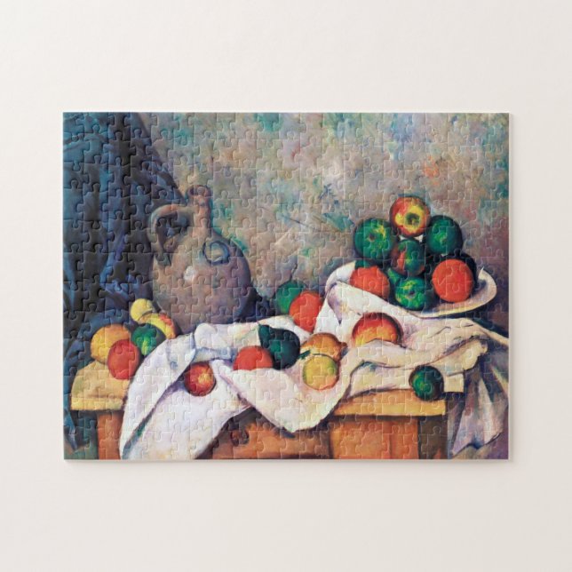 Puzzle Todavía la vida con las frutas, Paul Cezanne (Horizontal)