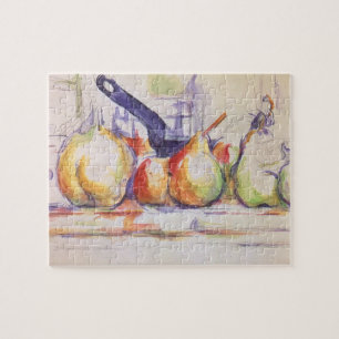 Puzzle Todavía la vida con Saucepan de Paul Cezanne