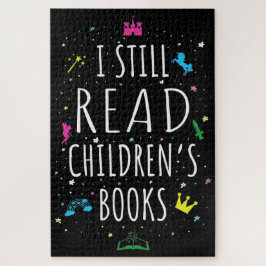 Puzzle Todavía leo libros para niños