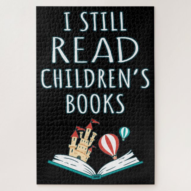 Puzzle Todavía leo libros para niños II (Vertical)