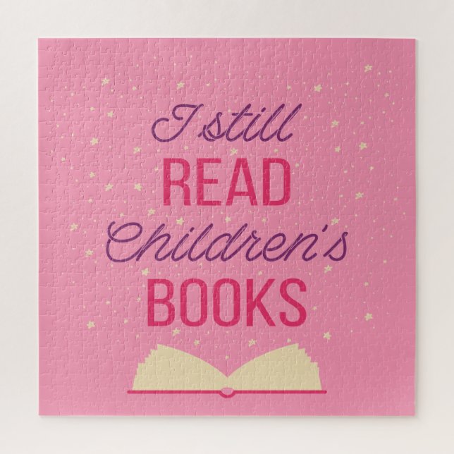 Puzzle Todavía leo libros para niños III (Vertical)