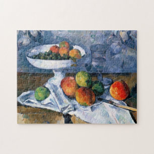 Puzzle Todavía vida con el plato de fruta