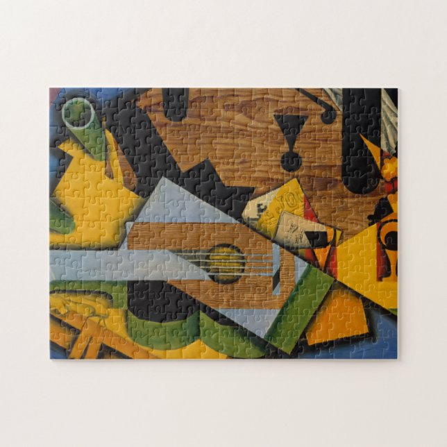 Puzzle Todavía vida con una guitarra (Horizontal)