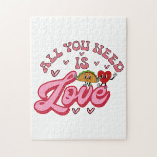 Puzzle Todo lo que necesitas es una camiseta de amor