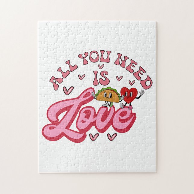 Puzzle Todo lo que necesitas es una camiseta de amor (Vertical)