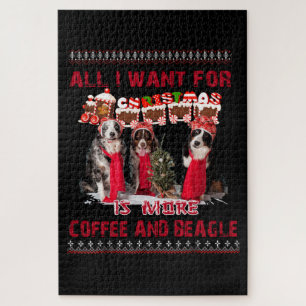 Puzzle Todo Lo Que Quiero De Beagle Y Café En El Evento D