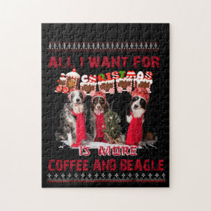 Puzzle Todo Lo Que Quiero De Beagle Y Café En El Evento D
