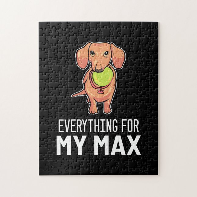 Puzzle Todo para mi Dachshund (Vertical)