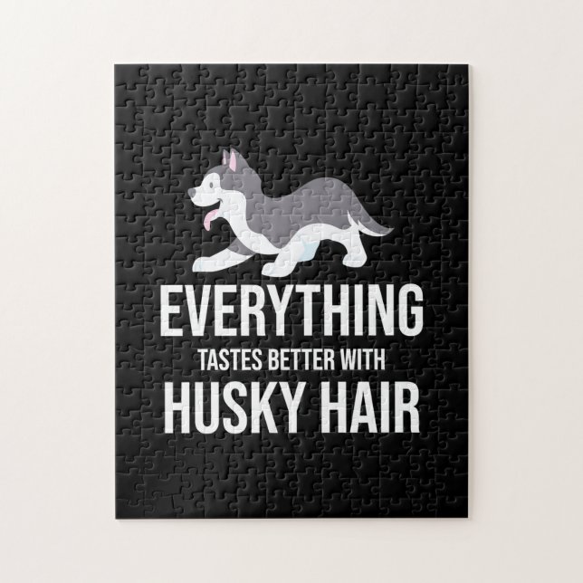 Puzzle Todo Sabe Mejor Con El Cabello Husky (Vertical)