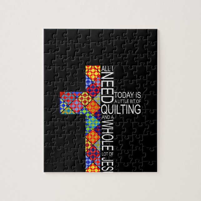 Puzzle Todo Un Montón De Jesús Y Cociendo Crochet De Cost (Vertical)