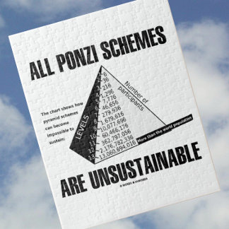 Puzzle Todos Los Esquemas Ponzi Son Insostenibles (Humor