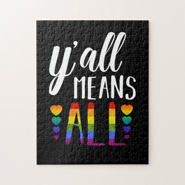 Puzzle Todos significan el desfile del orgullo gay LGBT (Vertical)