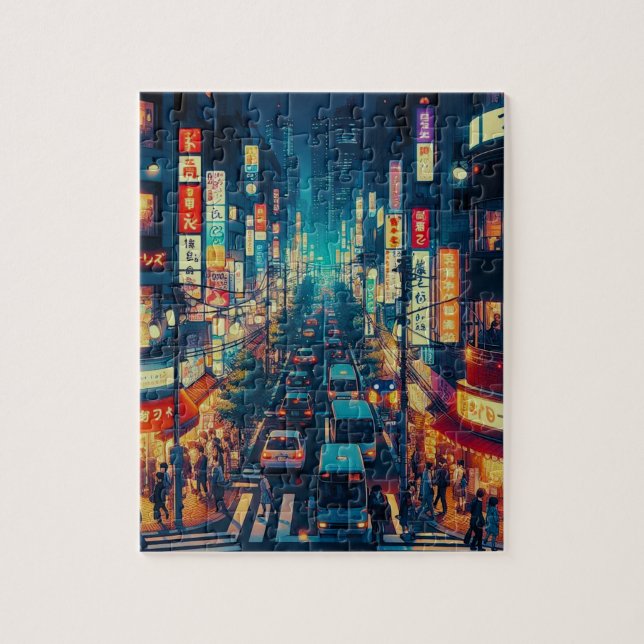 Puzzle Tokio en Movimiento (Vertical)