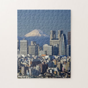 Puzzle Tokio, horizonte del distrito de Shinjuku, Monte F