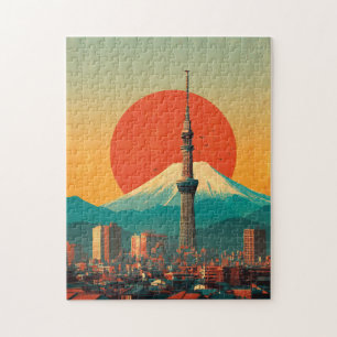 Puzzle Tokio Japón vintage