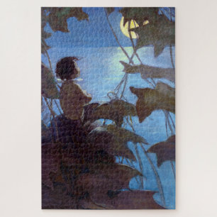 Puzzle Tom viendo la luna, Jessie Willcox Smith