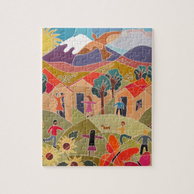 Puzzle Toma un pueblo (Vertical)