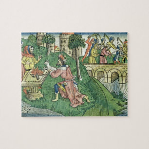 Puzzle Toman 2 reyes 16 9-16 la población de Damasco c