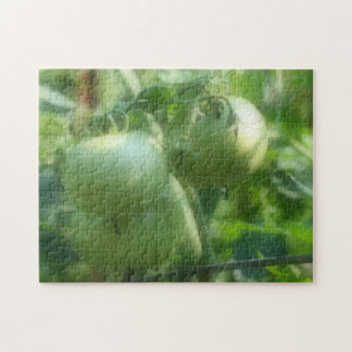 Puzzle Tomates Verdes Con Lluvia Naturaleza