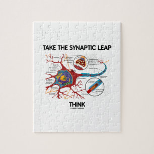 Puzzle Tome el salto sináptico piensan (la sinapsis de la