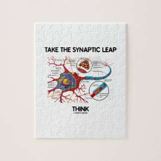 Puzzle Tome el salto sináptico piensan (la sinapsis de la