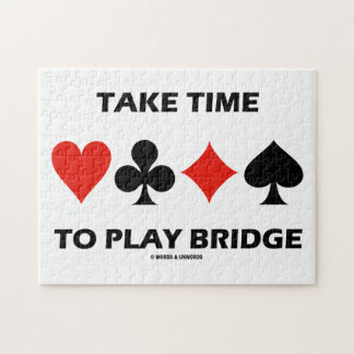 Puzzle Tómese su tiempo para jugar cuatro juegos de carta