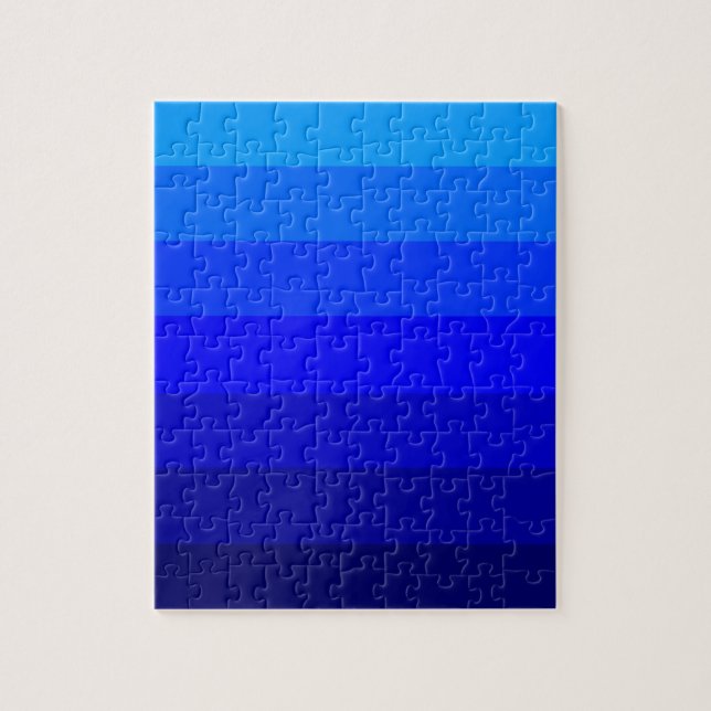 Puzzle Tonos de Azul (Vertical)