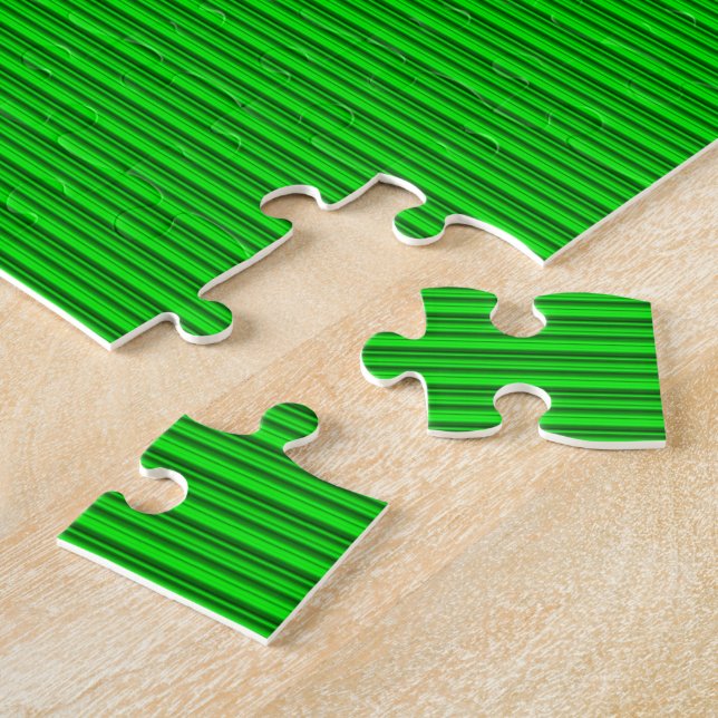 Puzzle Tonos de Rayas Verdes (Lado)