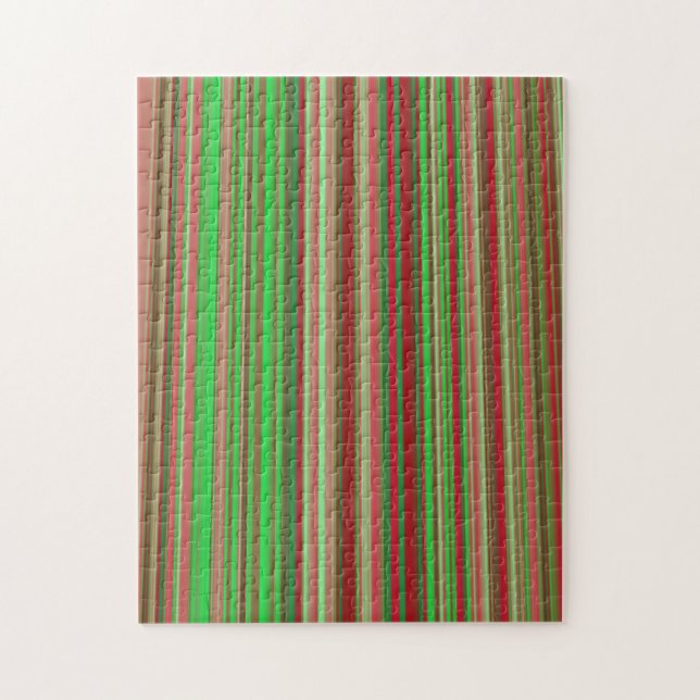 Puzzle Tonos rojos y verdes (Vertical)