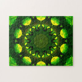 Puzzle Tonos verdes | Mandala Art
