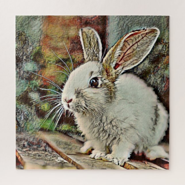 Puzzle toony bunny (Vertical)