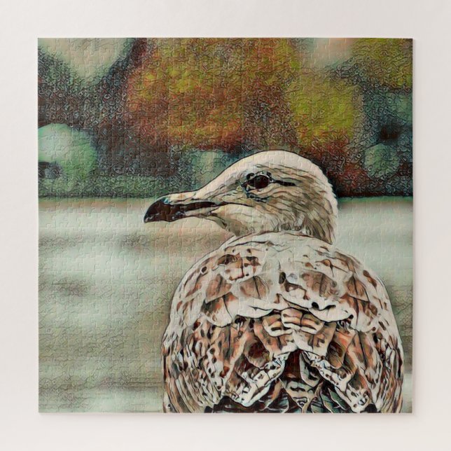 Puzzle toony seagull (Vertical)