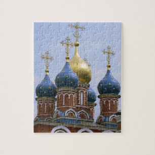 Puzzle Top de la iglesia ortodoxa rusa en Rusia