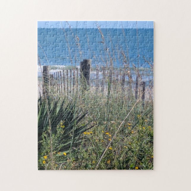 Puzzle Topsail Beach Sanddune Ocean View (Vertical)