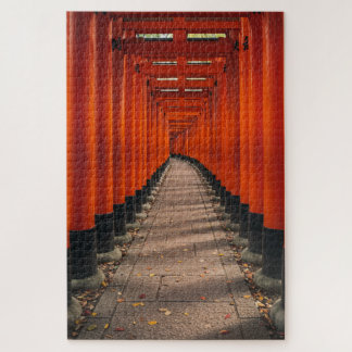 Puzzle Torii Tunnel of Fushimi Inari – A Photorealistic S