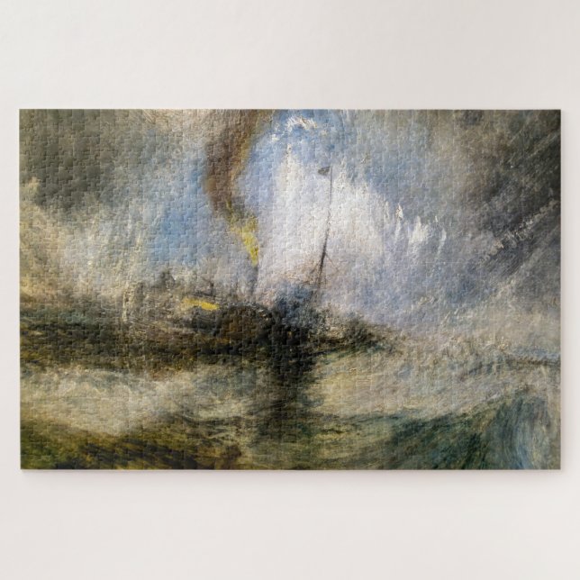 Puzzle Tormenta de nieve | JMW Turner | (Horizontal)