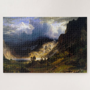 Puzzle Tormenta en las montañas rocosas, Monte Rosalie, B
