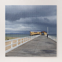 Tormenta sobre el muelle de Queenscliff