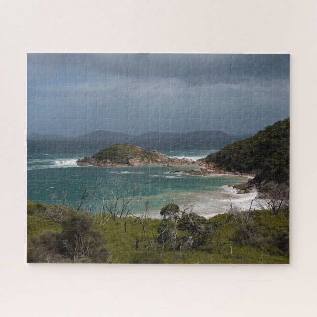 Puzzle Tormenta y bahía espectacular, 520 piezas (Horizontal)